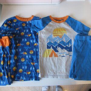 Bundle of 2 Boy's Kirkland Pajama Sets Size 8 EUC
